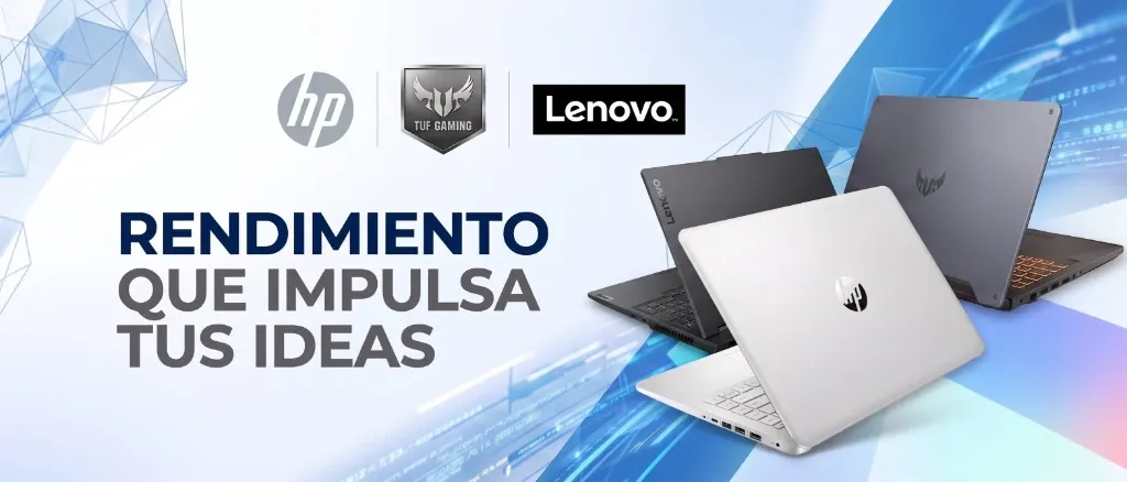 HP, ASUS TUF Gaming y Lenovo - Rendimiento que impulsa tus ideas